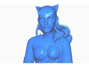 catwoman buda maravilla de colección las esculturas batman el busto marvel comics remix la estatua 3d print model - Mito3D