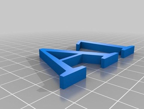 a1 my customized text 3d print model - Mito3D