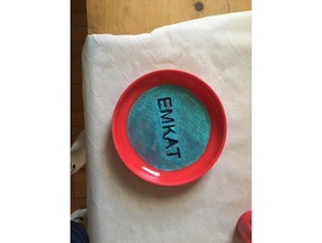 emkat plate kitchen & dining animal dish emily katie 3d print model - Mito3D