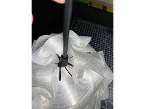 rompecabezas de la lámpara sombra pestañas agujero decoración 3d print model - Mito3D