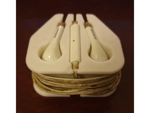 samsung auricolari stow bianco tipo audio caso auricolare titolare le cuffie 3d print model - Mito3D