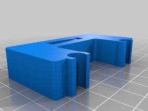 x axis endstop stopper 8mm rails 15mm thickness 3d printer parts 3d print model - Mito3D