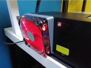 cale inclin e ventilateur 120mm alfawise sub-20 Impressora 3d de peças 3d print model - Mito3D