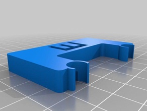 x axis endstop stopper 8mm rails thickness 3d printer parts 3d print model - Mito3D