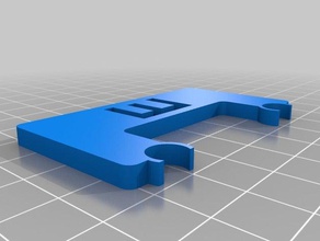 x axis endstop stopper 8mm rails 4mm thickness 3d printer parts 3d print model - Mito3D