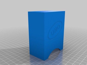 uno mazzo di carte caso giocattolo & accessori gioco giocare a 3d print model - Mito3D
