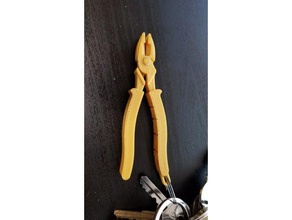 lineman's pliers hand tools electrician keychain klein linemans 3d print model - Mito3D