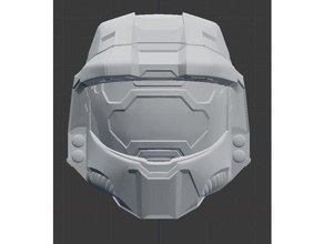 halo 2 capacete de master chief adereços mk vi spartan 3d print model - Mito3D