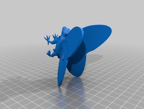 butterfly hawkat 3d printing tests mythical creature 3d print model - Mito3D