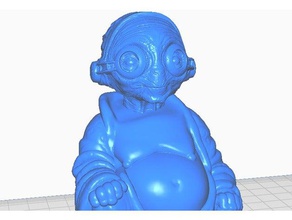 maz kanata buddha star wars collection sculptures bust remix starwars statue 3d print model - Mito3D