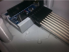 arduino-nano-091 Zoll-oled-Halterung elektronisches Türschloss - Elektronik 3d print model - Mito3D