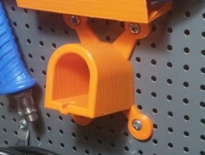 biltema pegboard one+ battery holder tool holders & boxes ryobi 3d print model - Mito3D