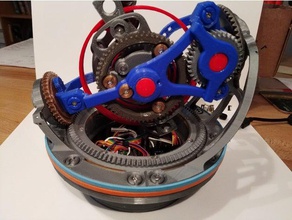 des parties modifiées mcmaven triple axe du tourbillon jouets mécaniques 3d print model - Mito3D