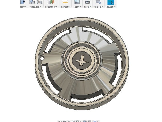 lm corvair hubcap monza automotive 3D print model - Mito3D