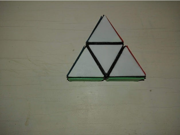 jr slim pyraminx puzzles rubiks cube 3D print model - Mito3D