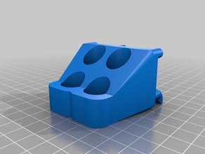 my customized pegstr - pegboard wizard sharpe marker holder tool holders & boxes 3d print model - Mito3D