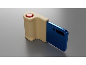 impugnatura della fotocamera di samsung galaxy a7 2018 telefono cellulare grip smartphone 3d print model - Mito3D