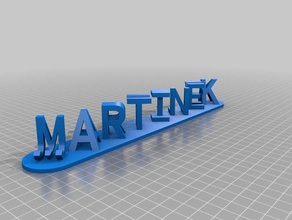 maj sinais e logotipos personalizado 3d print model - Mito3D