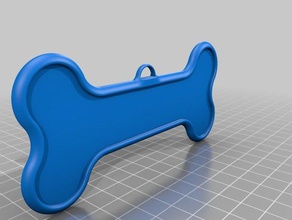 dog tag gadgets Tier Hund Platte 3d print model - Mito3D