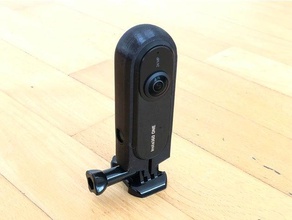 insta360 one - gopro mount camera holder 3d print model - Mito3D