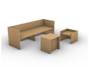 chipboard furniture diy 3d print model - Mito3D