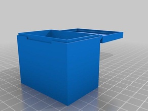 meine angepasste parametrische aufklappbaren box plus druckbaren einem Stück - Container kundengebundene 3d print model - Mito3D