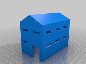 alten Krieg Blockhaus Gebäude & Strukturen 3d print model - Mito3D