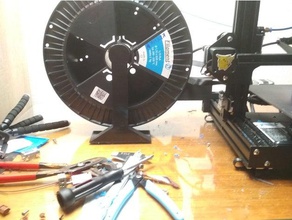 left filament holder big 2kg ender-3 3d printer accessories creality ender 3 ender3 spool 3d print model - Mito3D