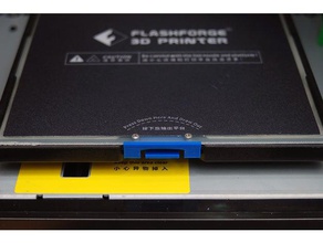 flashforge aventurier 3 lit la plaque de loquet L'imprimante 3d pièces adventurer3 3d print model - Mito3D