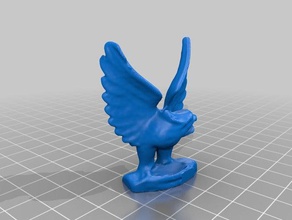 eagle carving-3d-scan scans & Replikate 3d-scan carving 3d print model - Mito3D