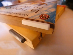 bookmark reading book books read 3d print model - Mito3D