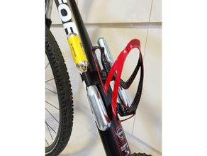Fahrrad vierfach-co2 Kartuschen-Halter sport & im freien Fahrrad-Halterung co2-Patrone Halter ikea hack 3d print model - Mito3D