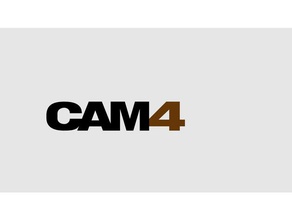 cam4 3d-logo Schilder & logos logo nackt Akt sign 3d print model - Mito3D