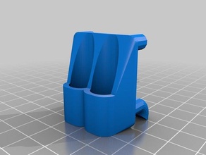 my customized pegstr - pegboard wizard pen holder tool holders & boxes 3d print model - Mito3D
