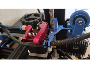 ender 3 filament wire guide 3d printer accessories cable management 3d print model - Mito3D