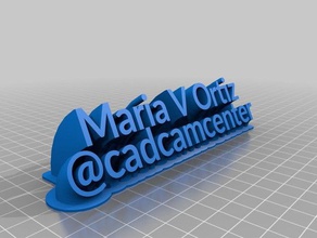 maria ortiz bureau de personnalisé 3d print model - Mito3D