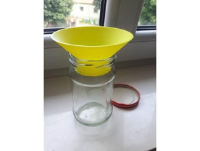 funnel jars 3d printing funnels 3d print model - Mito3D