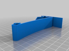 plastic gutter hanger bracket outdoor & garden 3d print model - Mito3D