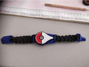 go+ paracord bracelet video games goplus pokemon go 3d print model - Mito3D