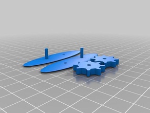 fidget gear Spielzeug mechanische Spielzeuge 3d print model - Mito3D
