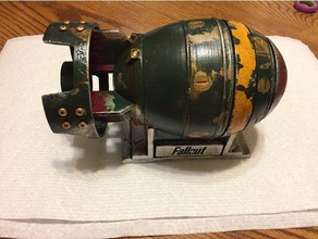 stand fallout 4 mini nuke adereços bomba cosplay prop 3d print model - Mito3D