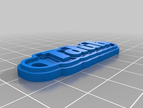 tdub llaveros personalizado 3d print model - Mito3D