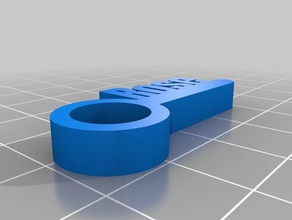 rose keychains customized 3d print model - Mito3D