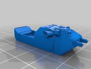 pretore serbatoio fette di stampa più semplice i veicoli warhammer 40k 3d print model - Mito3D