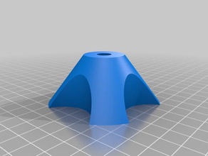 my customized parametric universal spool holder small 3d print model - Mito3D