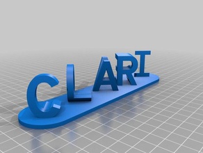 meu personalizados dupla blocos de carta ilusão sinais e logotipos personalizado 3d print model - Mito3D