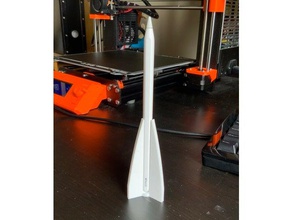 2 elma kalem - roket tutucu organizasyon apple standı 3d print model - Mito3D