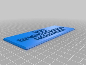 letrero office su misura 3d print model - Mito3D