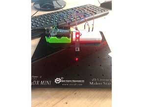 3dx 2 led project electronics 3d literacy station arduino bracket breadboard maker resistor wire 3d print model - Mito3D