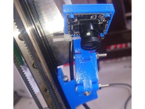 parametric camera mount 2020 extrusion kossel octoprint openscad uvc 3d print model - Mito3D